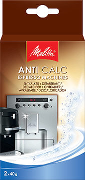 Melitta Entkalker – für Kaffeemaschinen, Pulver, 2 × 40 g