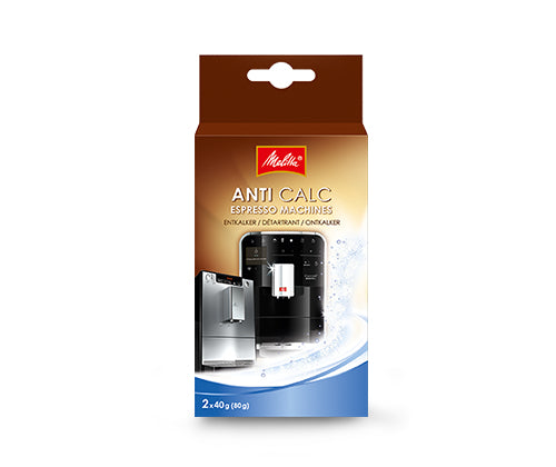 Melitta Entkalker – für Kaffeemaschinen, Pulver, 2 × 40 g