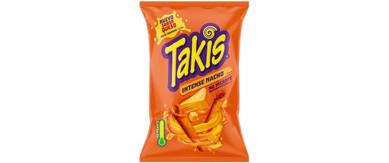 Takis Intense Chips – Nacho-Käse – 100 g