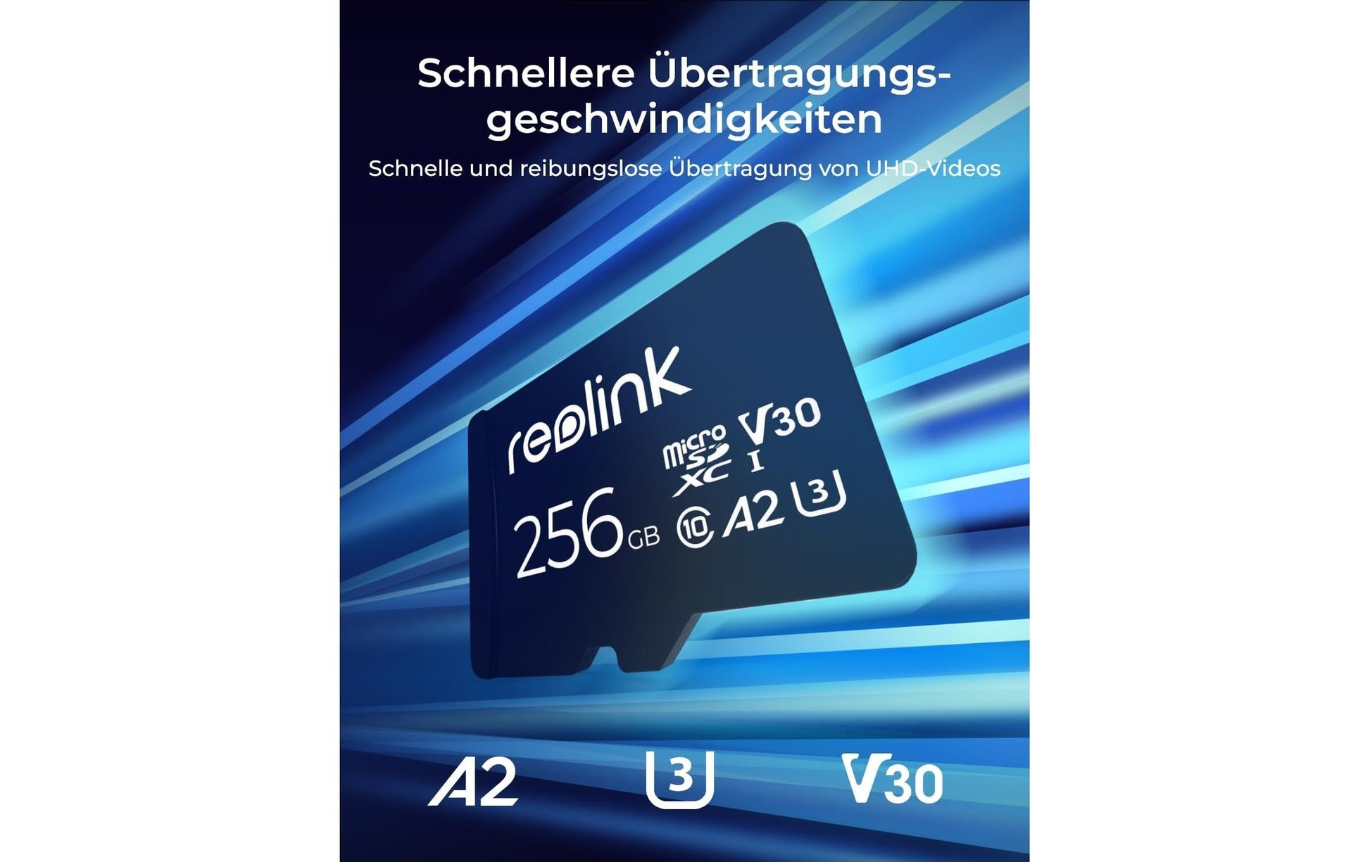 Reolink zubehör Reolink microSDXC 256 GB – UHS-I, 100/30 MB/s, ohne Adapter