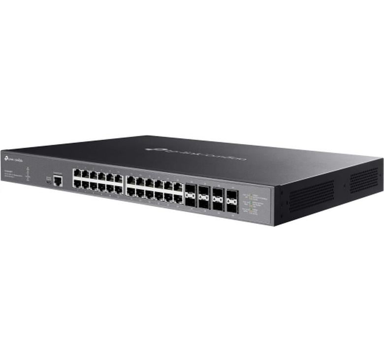 TP-Link Omada – Managed Switch – 24×10G, 8×SFP+, L2+, PoE++ 770 W, 19" Rack