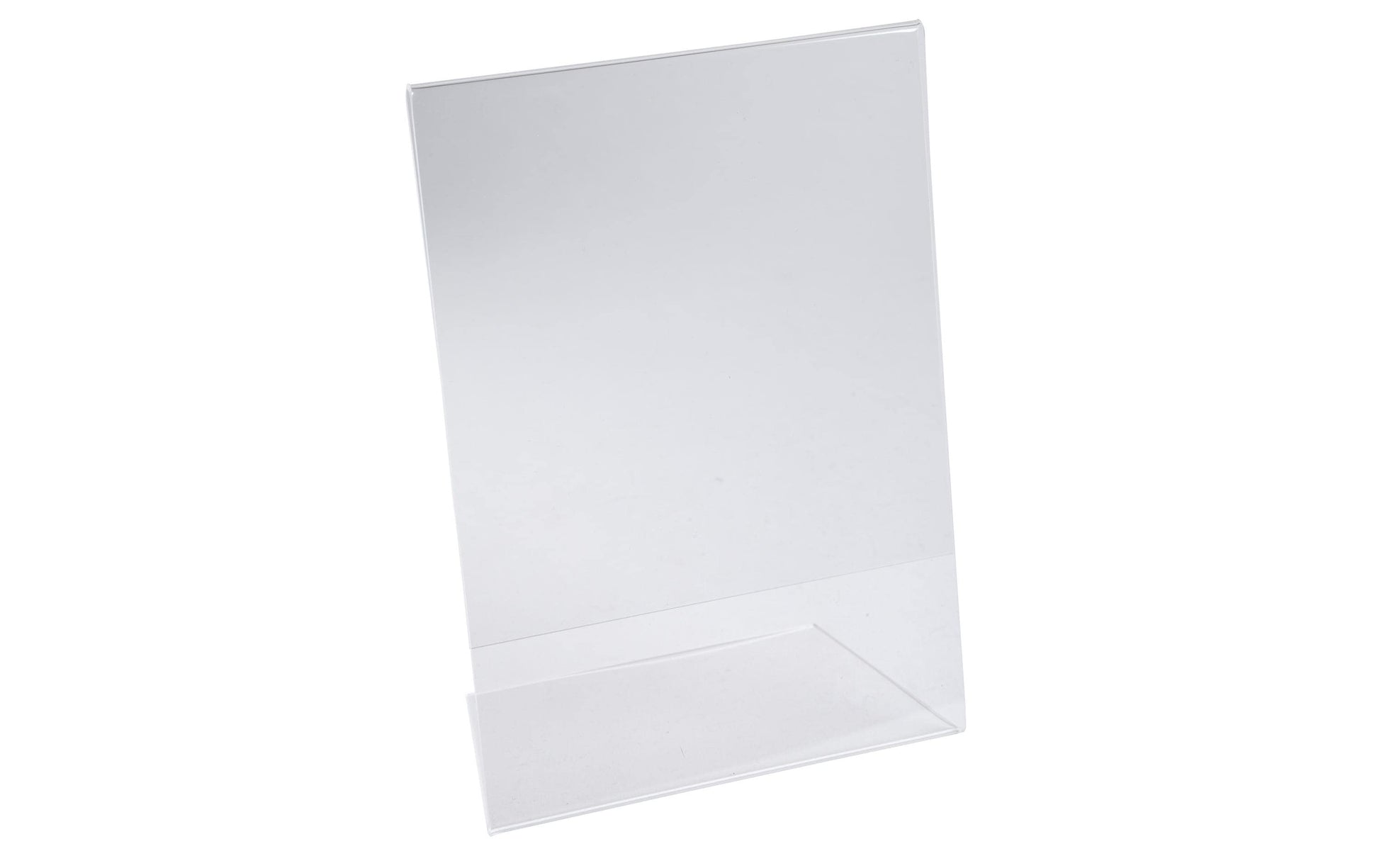 Exacompta Tischaufsteller – für A4 – 1 Fach – Hochformat – transparent – Acryl – 210×305×83 mm