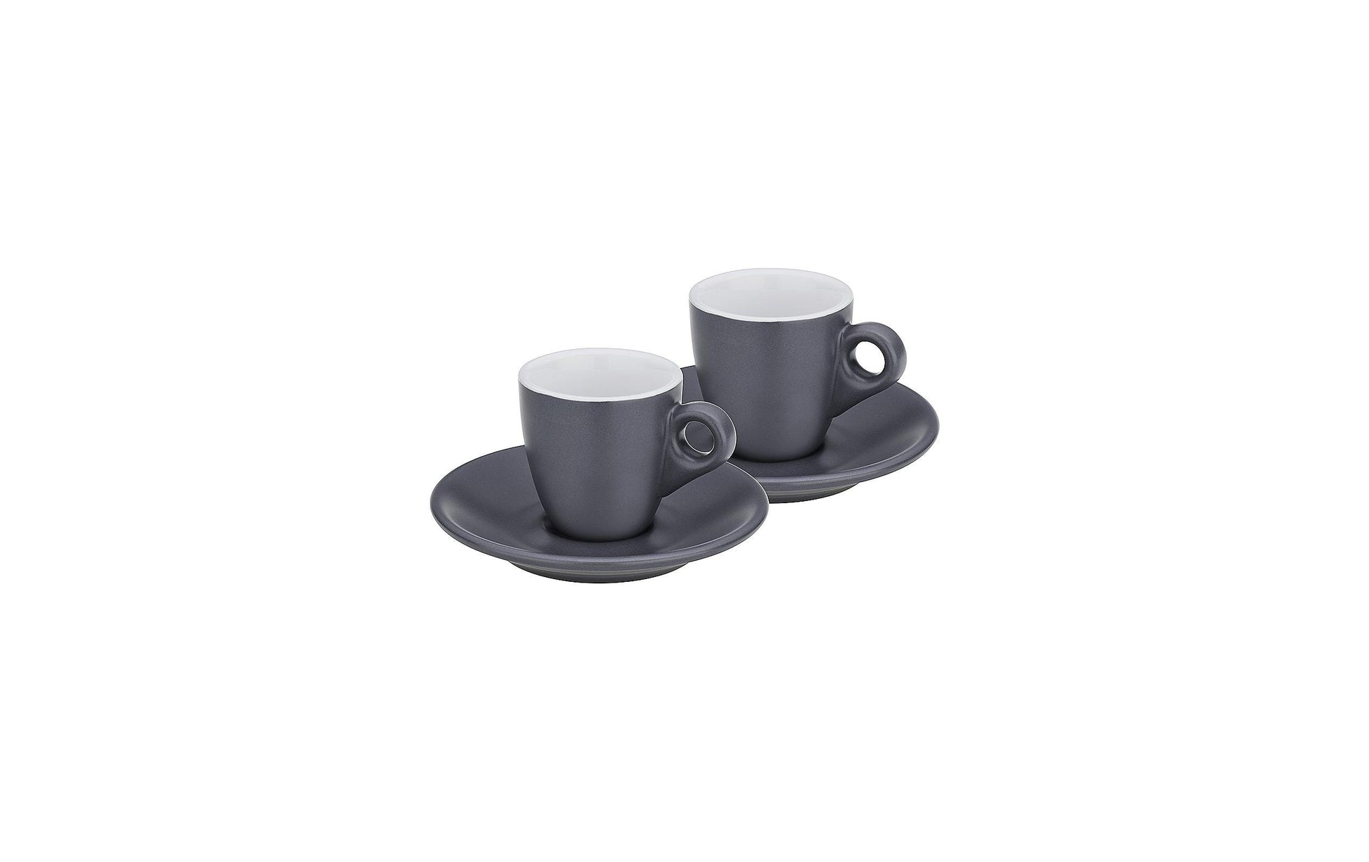 Kela Espressotasse – 50 ml, Ø 12 cm, Keramik, Grau