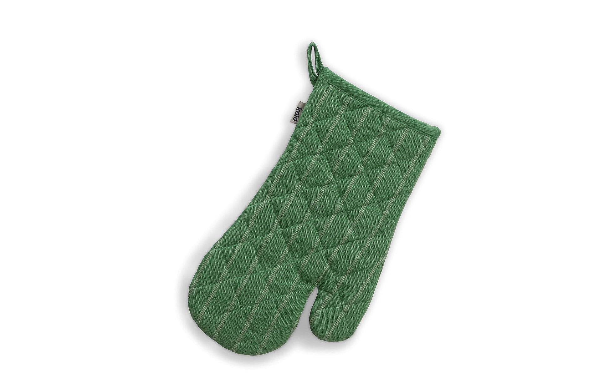 Kela Ofenhandschuhe Grösse S/M, 20 × 20 cm, Baumwolle, Grün