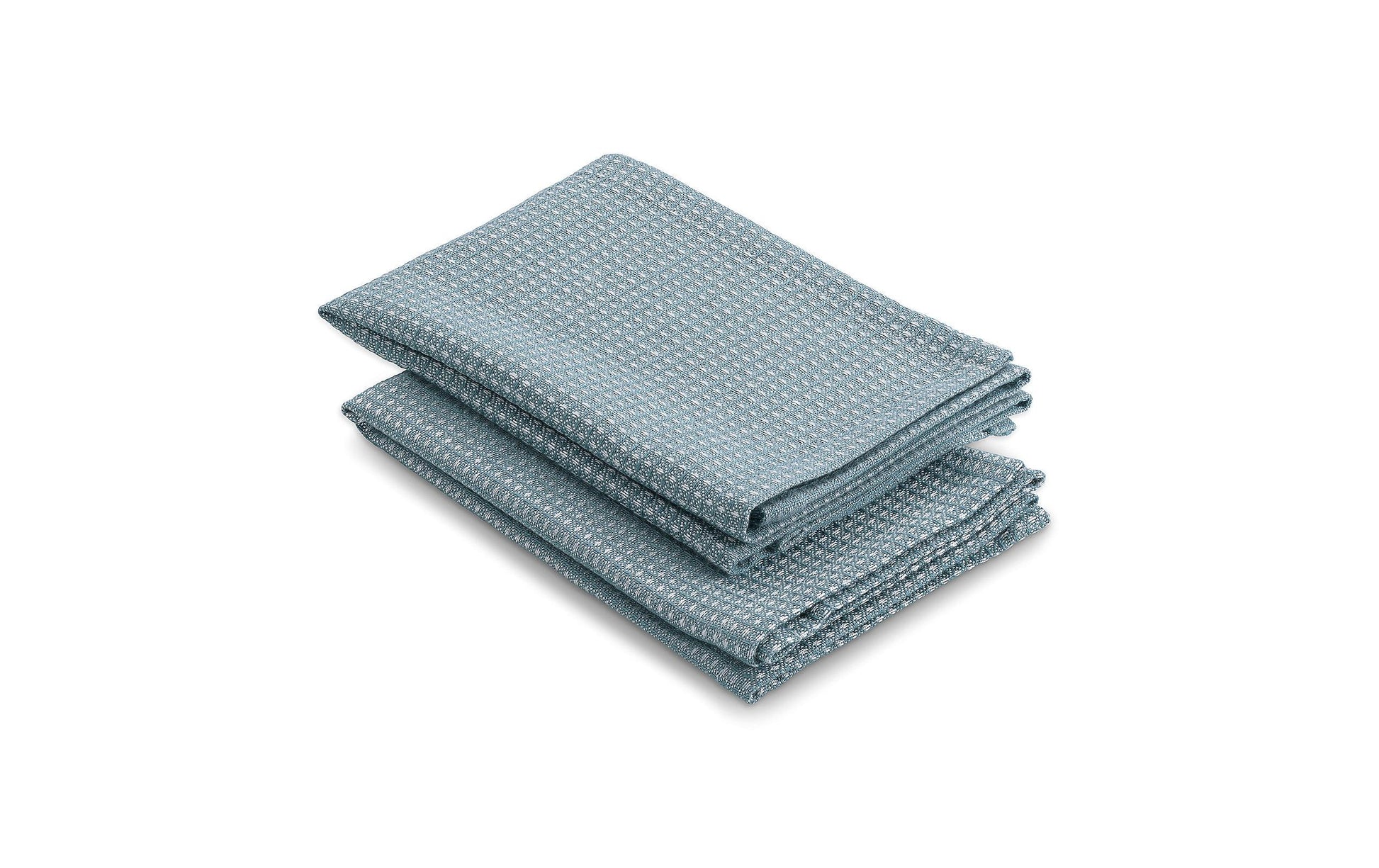 Kela Abwaschlappen – blau – 32 × 32 cm – Bambus/Baumwolle – 2er-Set
