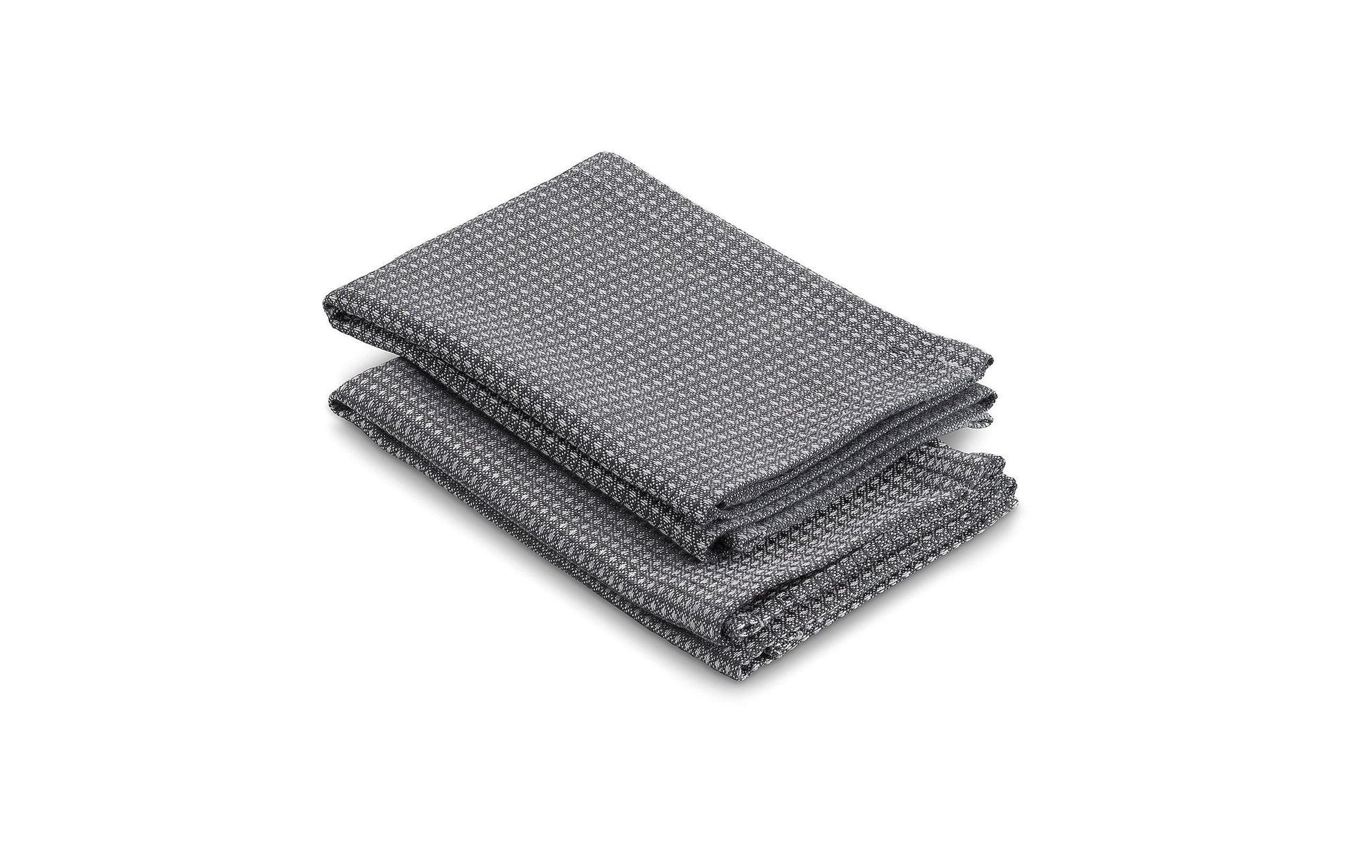 Kela Abwaschlappen – grau – 32 × 32 cm – Baumwolle – 2er-Set