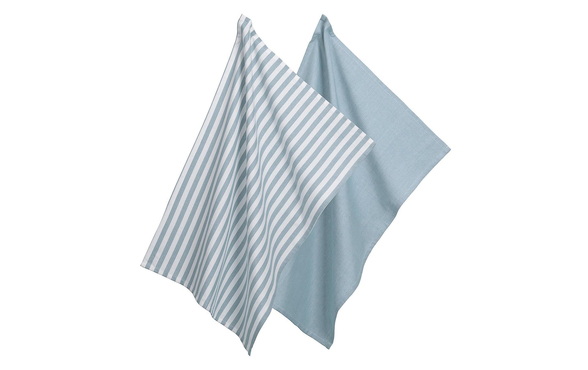 Kela Geschirrtuch CAJA – 50 × 70 cm, Blau, Baumwolle, 2er-Set