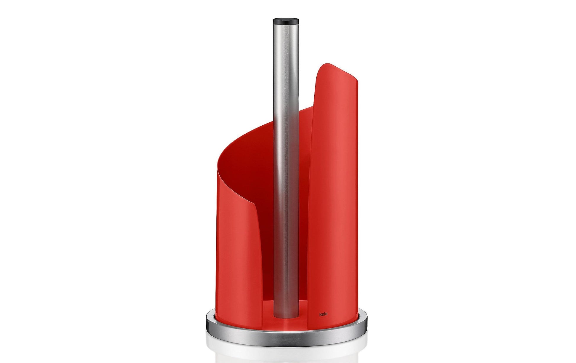 Kela Küchenrollenhalter Metall, Ø 15 × 32 cm, rot