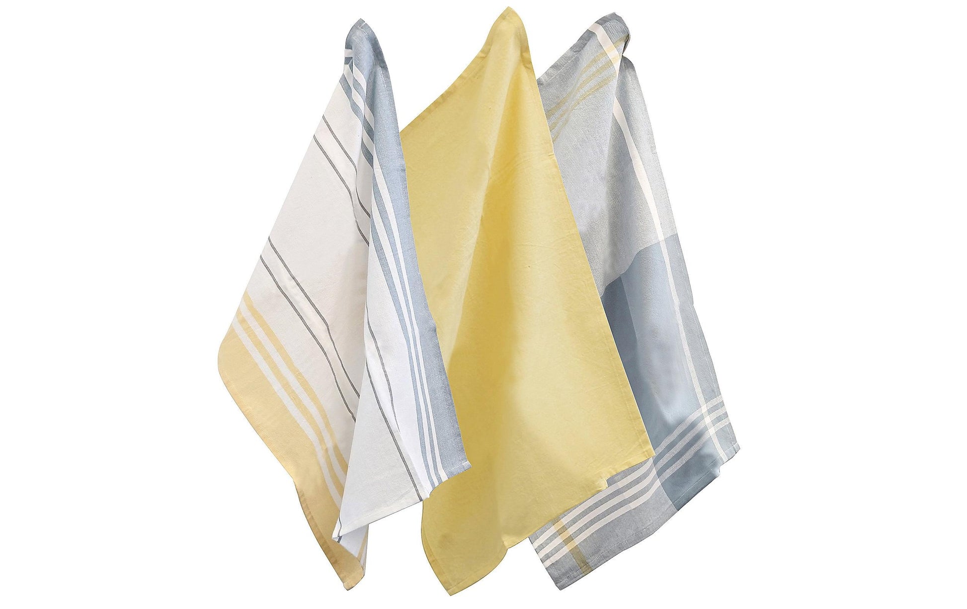 Kela Waschlappen Pasado – gelb – 45 × 65 cm – Baumwolle – 3er-Set