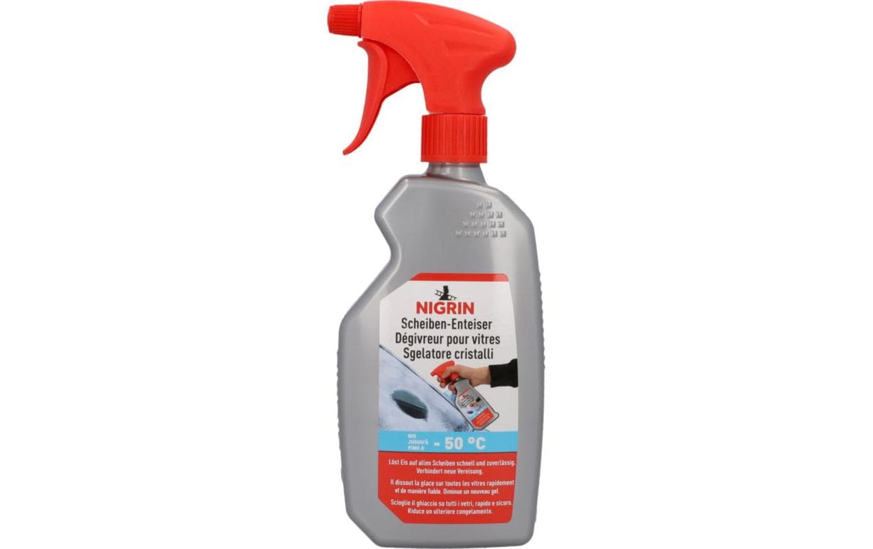Nigrin Scheiben-Enteiser – für Windschutzscheibe – 500 ml – Spray – 1 Stk.