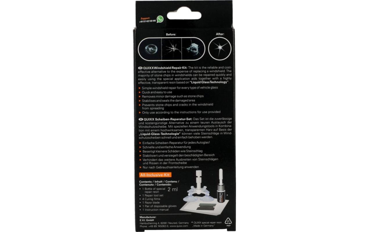 QUIXX Reparatur-Set – für Scheiben