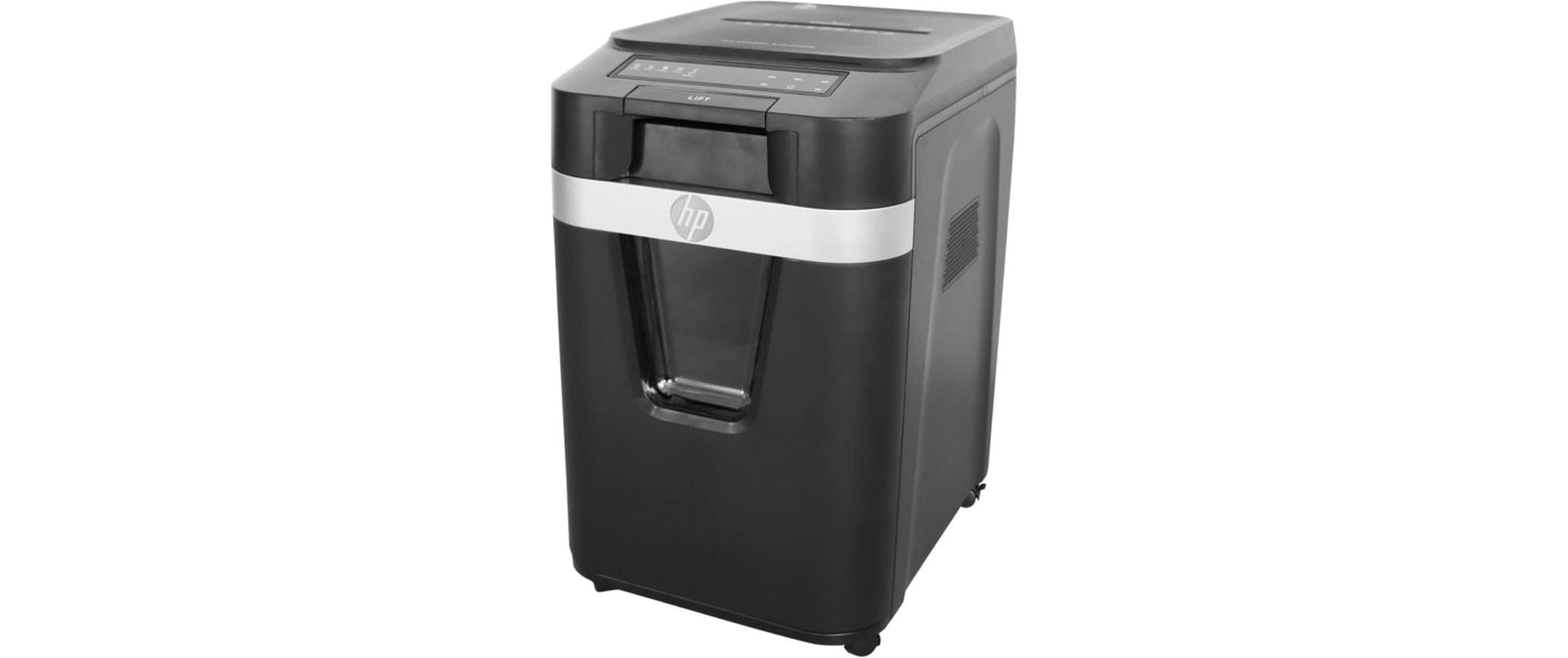 HP ProShred Auto 200MC – Aktenvernichter mit Autofeed 200 Blatt, DIN P-5, Mikroschnitt 2 × 12 mm, 32,2 l