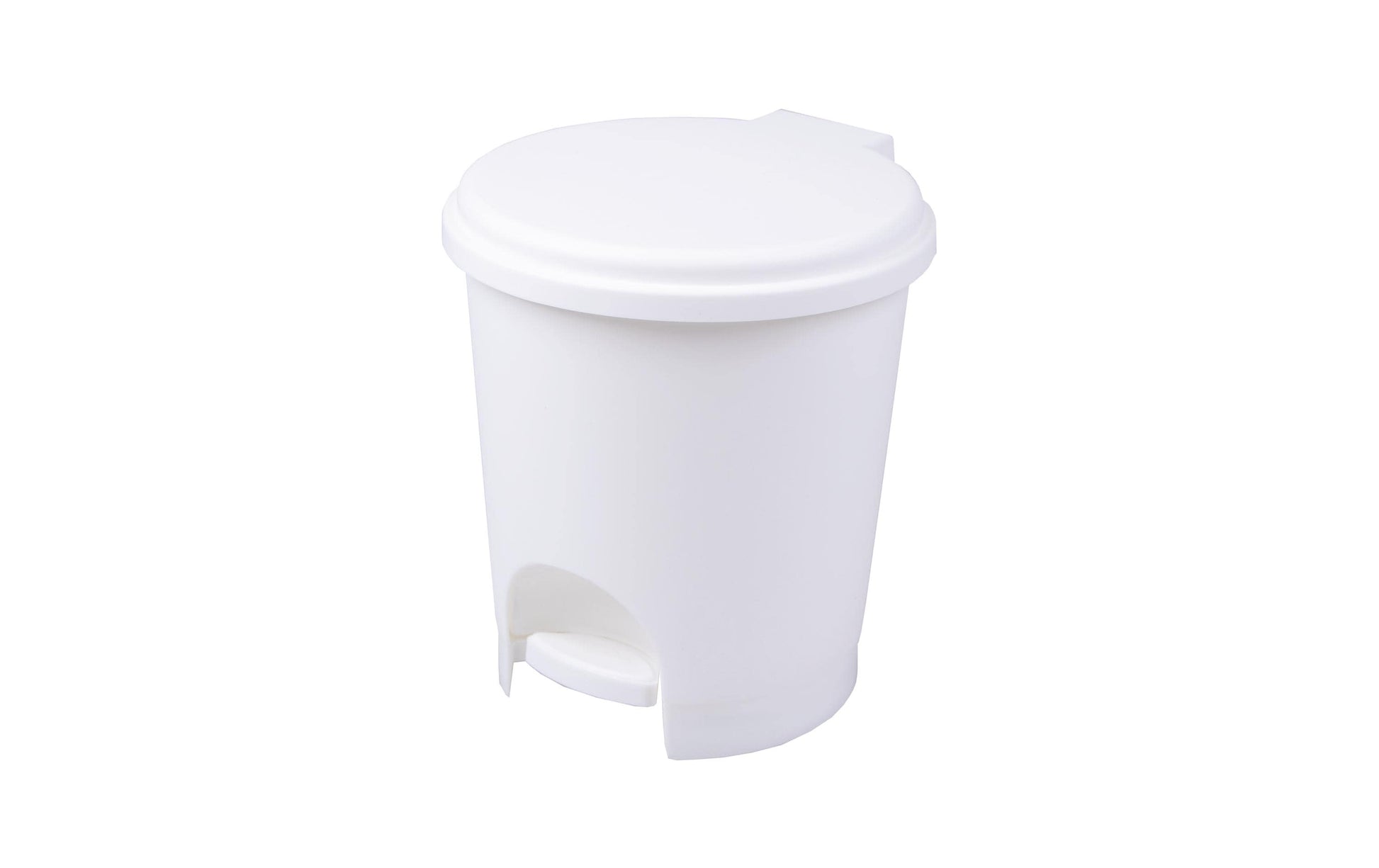 Edi Baur Treteimer Bagno – 3 l – Kunststoff (PP), rund – weiss