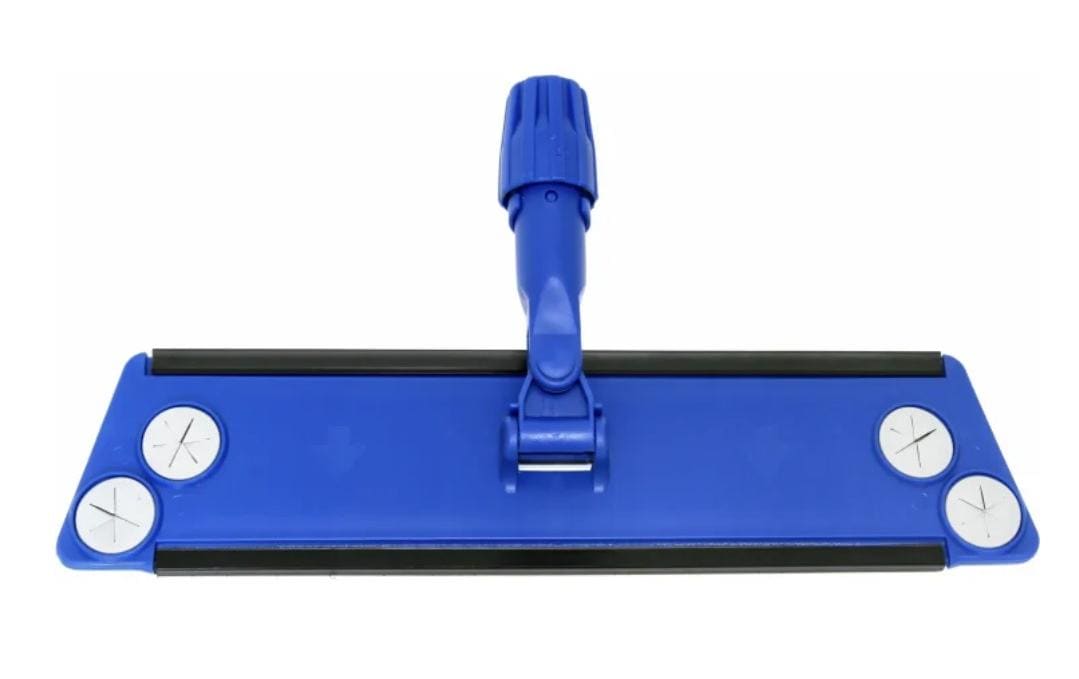 Edi Baur Flachwischer Klettmopphalter Basic – 40 cm – Kunststoff – Blau