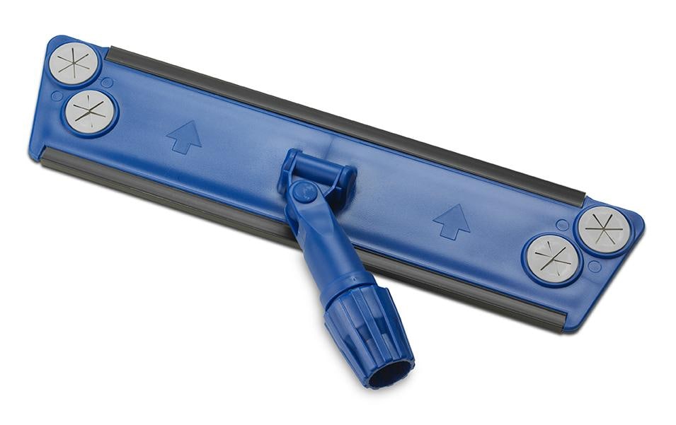 Edi Baur Flachwischer Klettmopphalter Basic – 40 cm – Kunststoff – Blau