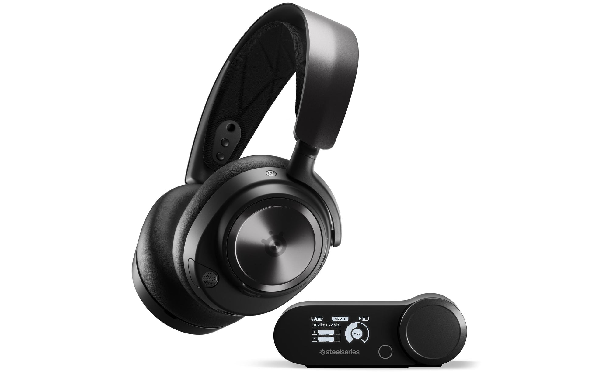 SteelSeries Arctis Nova Pro Wireless P – Gaming-Headset, Over-Ear – Bluetooth, ANC – Schwarz