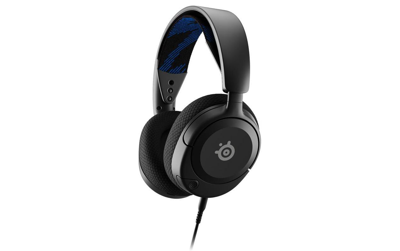 SteelSeries Arctis Nova 1P Gaming-Headset – Over-Ear, Kabelgebunden (USB-C, 3,5 mm Klinke), ANC, Schwarz