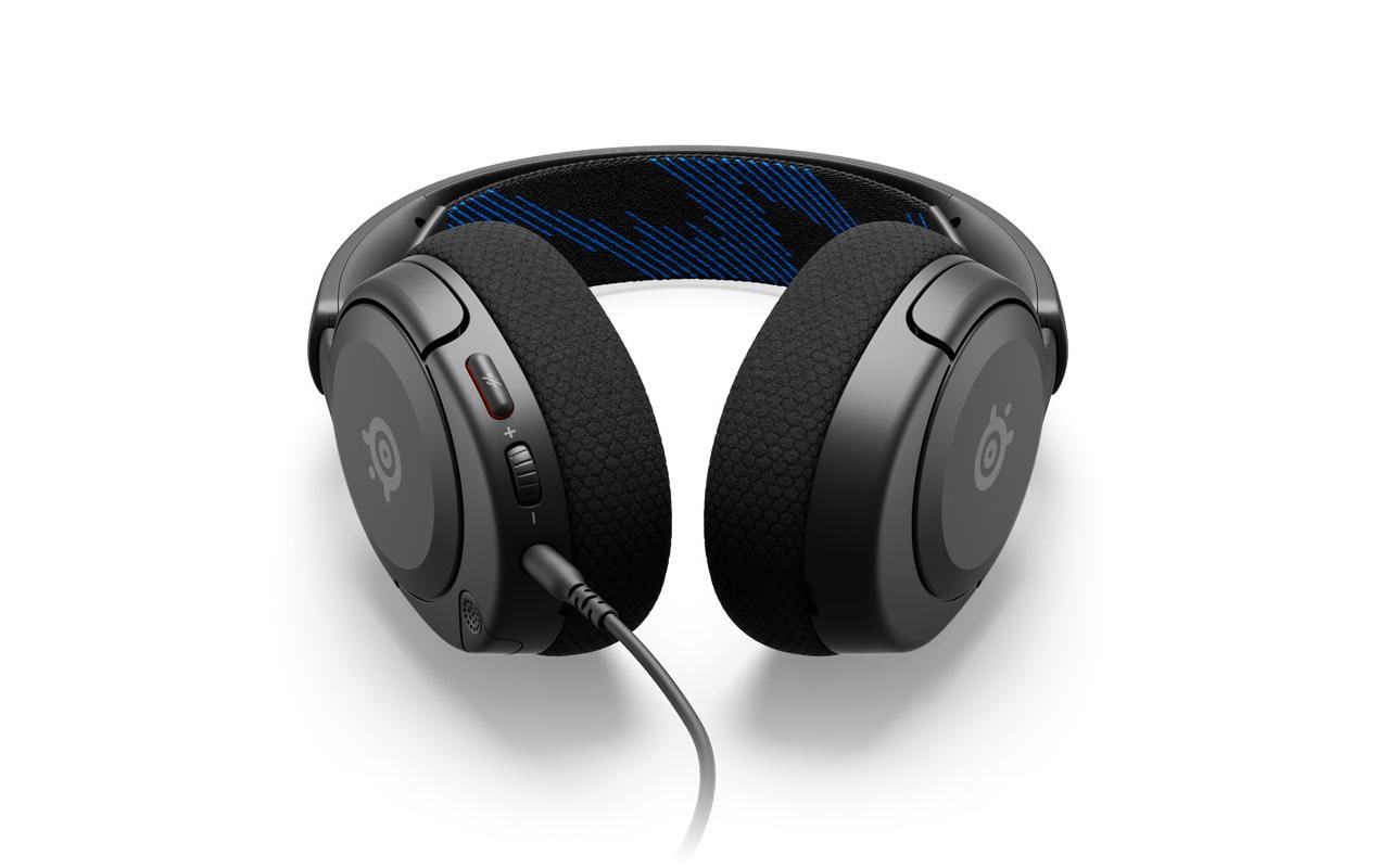 SteelSeries Arctis Nova 1P Gaming-Headset – Over-Ear, Kabelgebunden (USB-C, 3,5 mm Klinke), ANC, Schwarz