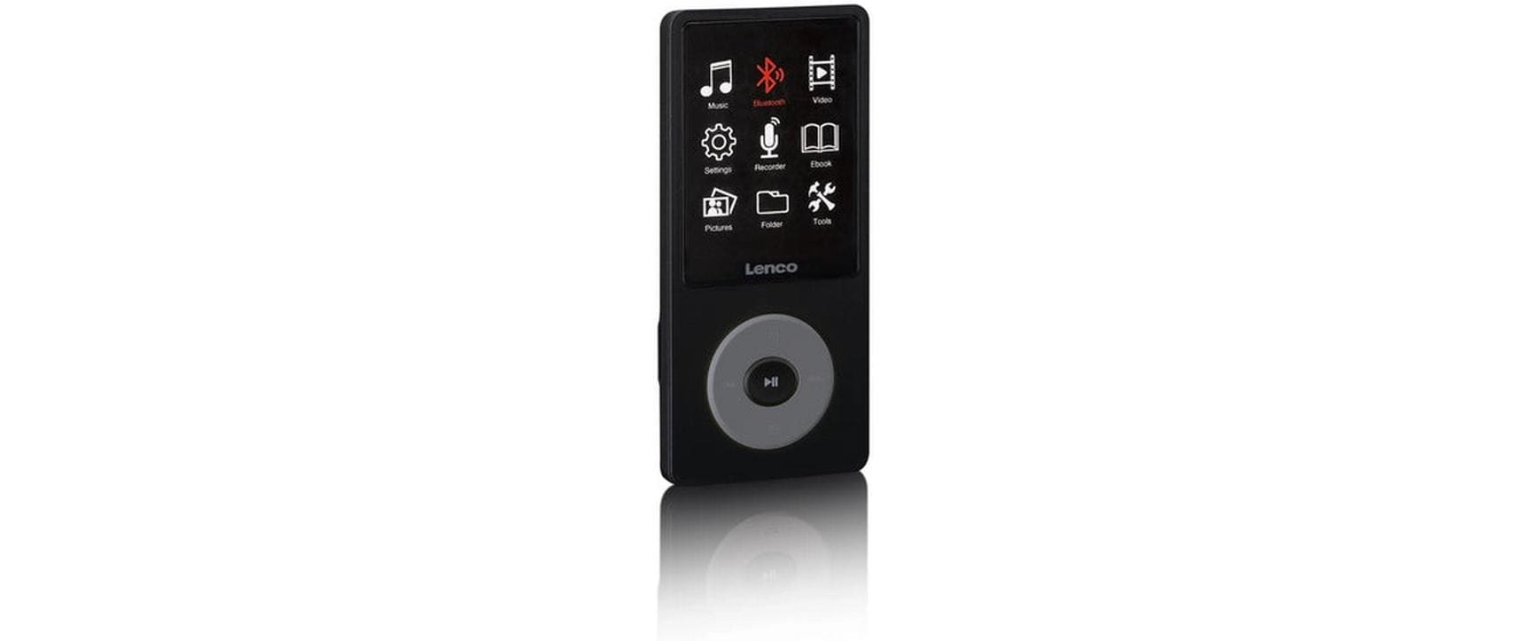 Lenco Xemio-860 – Hi-Res-Player (DAP) – 8 GB, Micro-SD-Slot, Bluetooth, 18 h – Schwarz