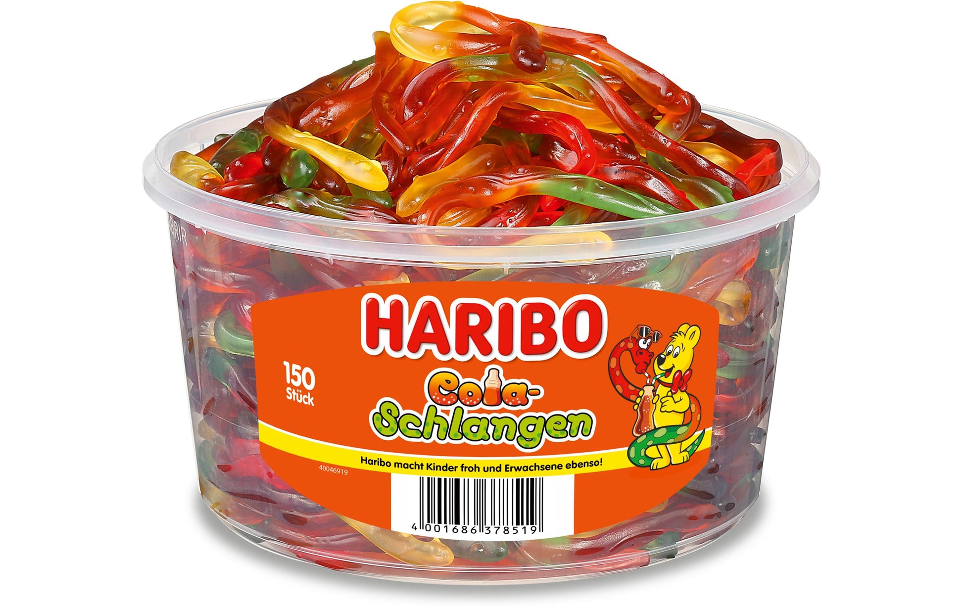 Haribo Gummibonbons – Cola-Schlangen – 150 Stück