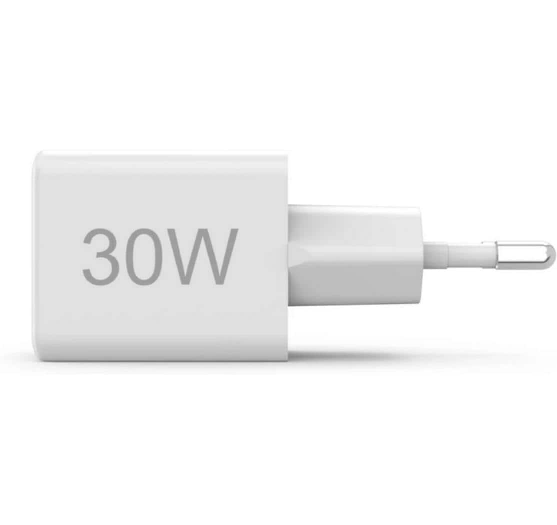 Hama 00201992 USB-Ladegerät 30 W – USB-C×1, USB-A×1 – PD 3.0, QC 3.0 – Weiss