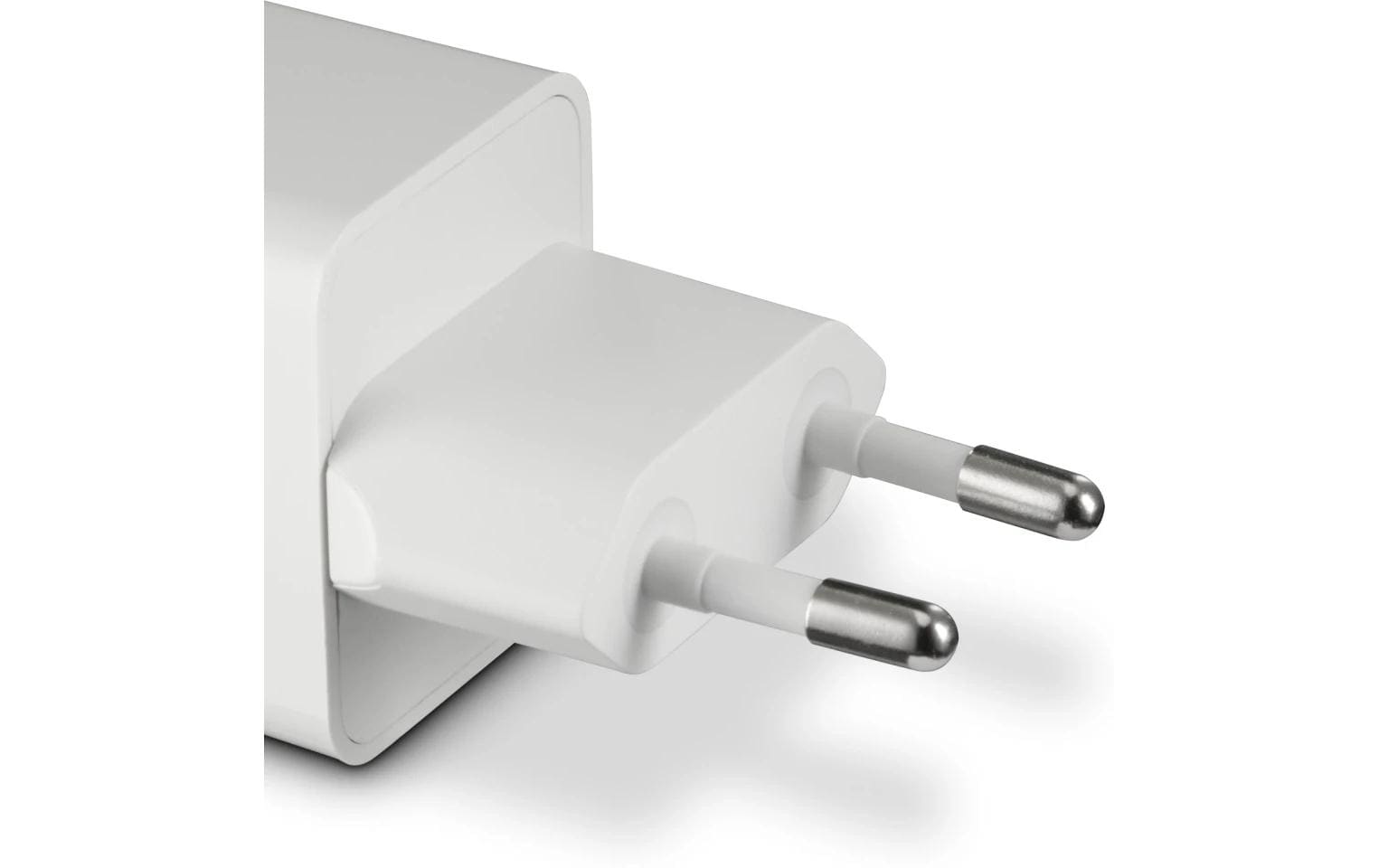 Hama 00201983 USB-Ladegerät 45 W – USB-C×1 – PD 3,0, QC 3,0, GaN – Weiss