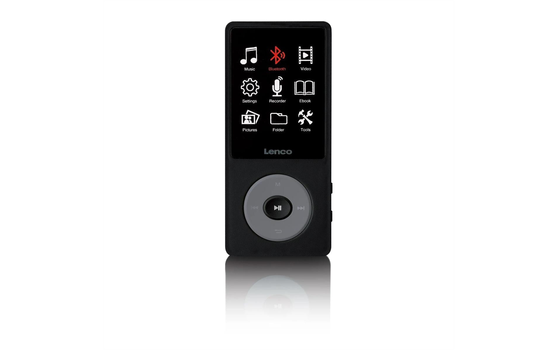 Lenco Xemio-860 – Hi-Res-Player (DAP) – 8 GB, Micro-SD-Slot, Bluetooth, 18 h – Schwarz