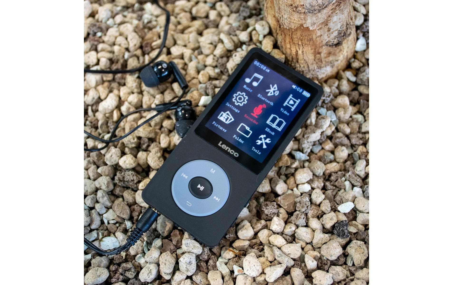 Lenco Xemio-860 – Hi-Res-Player (DAP) – 8 GB, Micro-SD-Slot, Bluetooth, 18 h – Schwarz