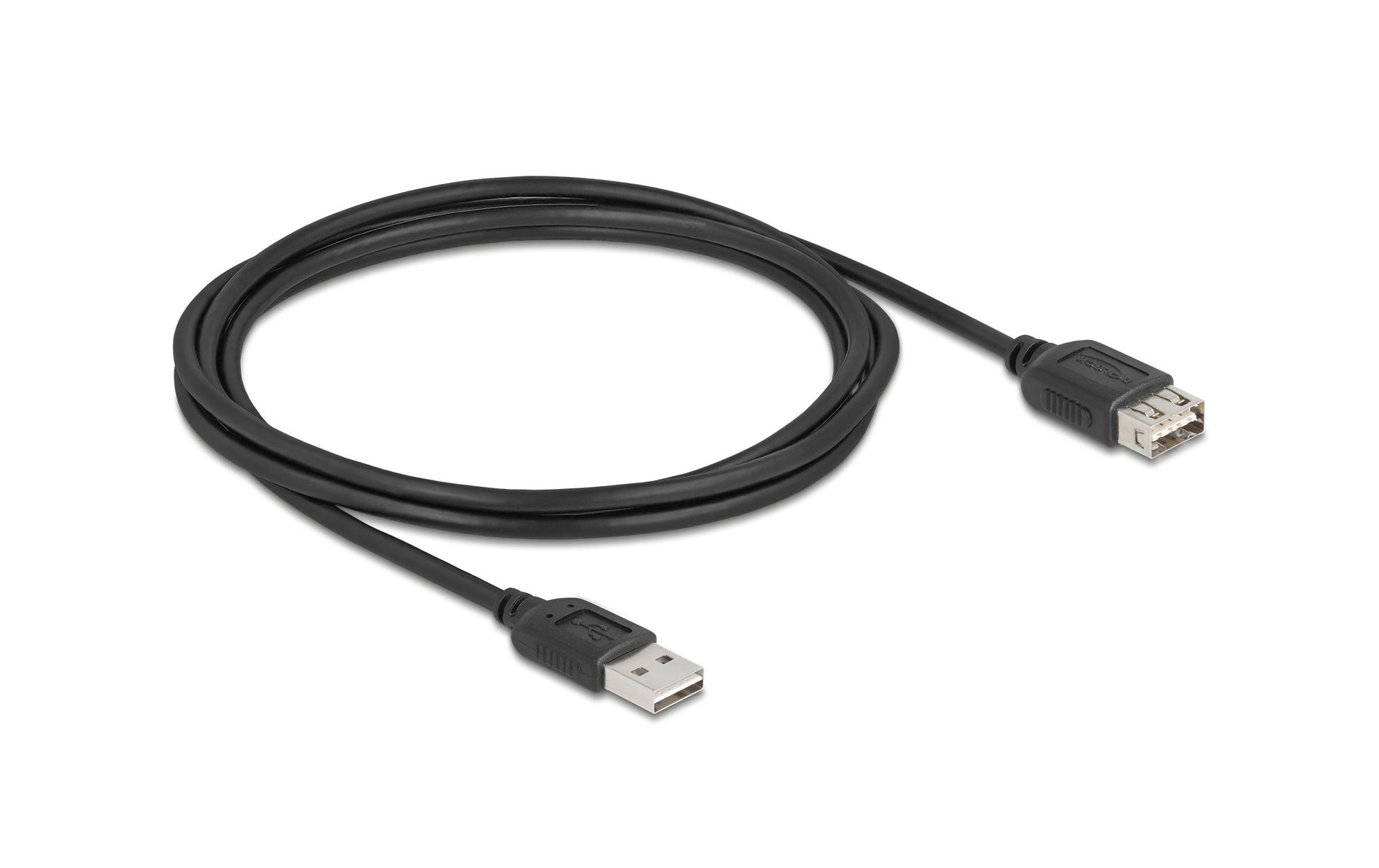 DeLOCK USB-A Verlängerungskabel (Stecker auf Buchse) – USB 2.0 (480 Mbit/s) – 2 m