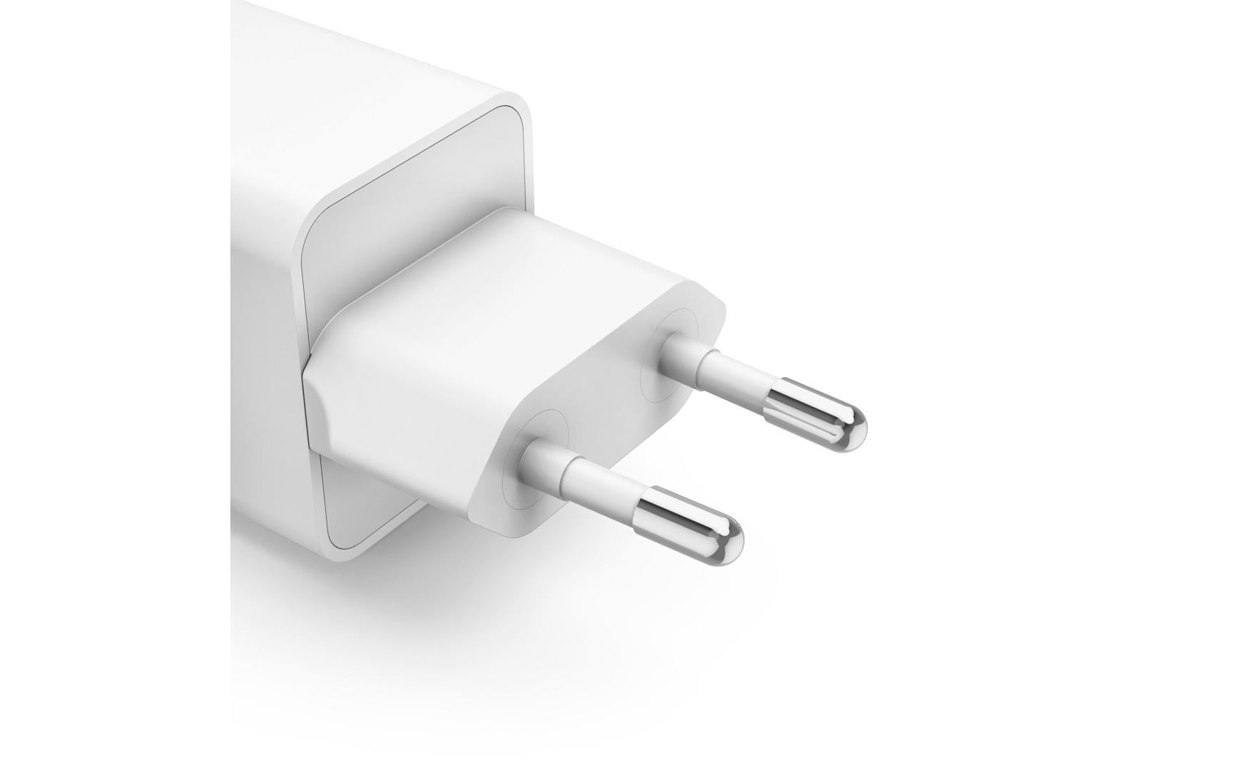 Hama 00201989 USB-Ladegerät 40 W – USB-C×2 – PD, QC 3.0, GaN – Weiss