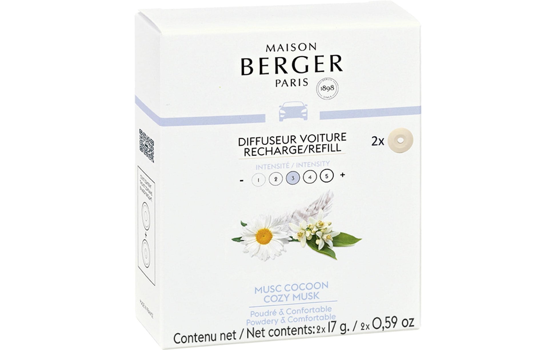Maison Berger Paris Maison Berger Musc Cocoon – Duftkartusche, 2er-Pack