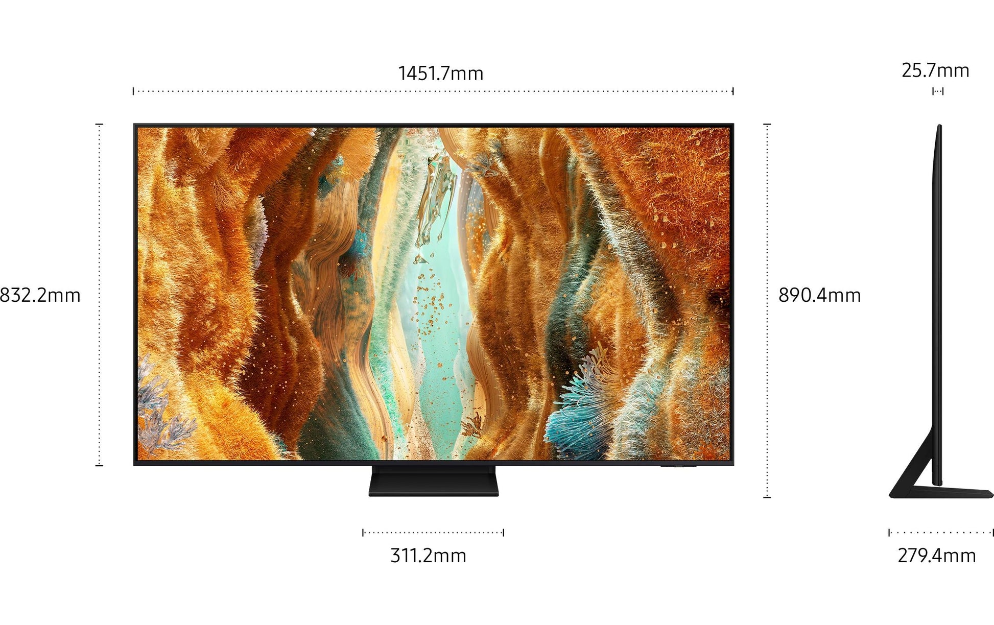 Samsung QE65QN70F AUXXN – 65" Neo QLED UHD 4K, Tizen (2025)