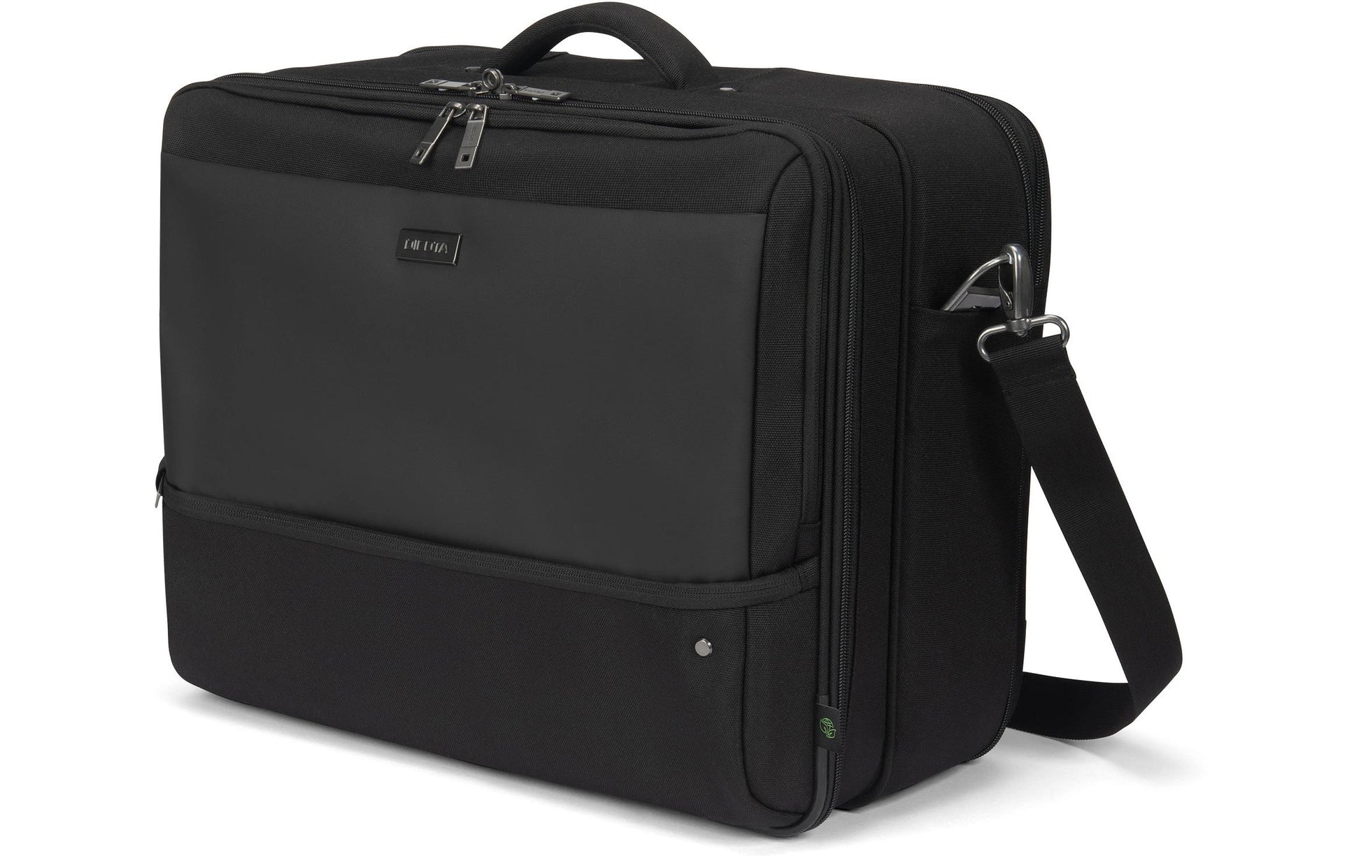 DICOTA Notebook-Tasche bis 17,3" – Trolley-Band, Schultergurt – Schwarz