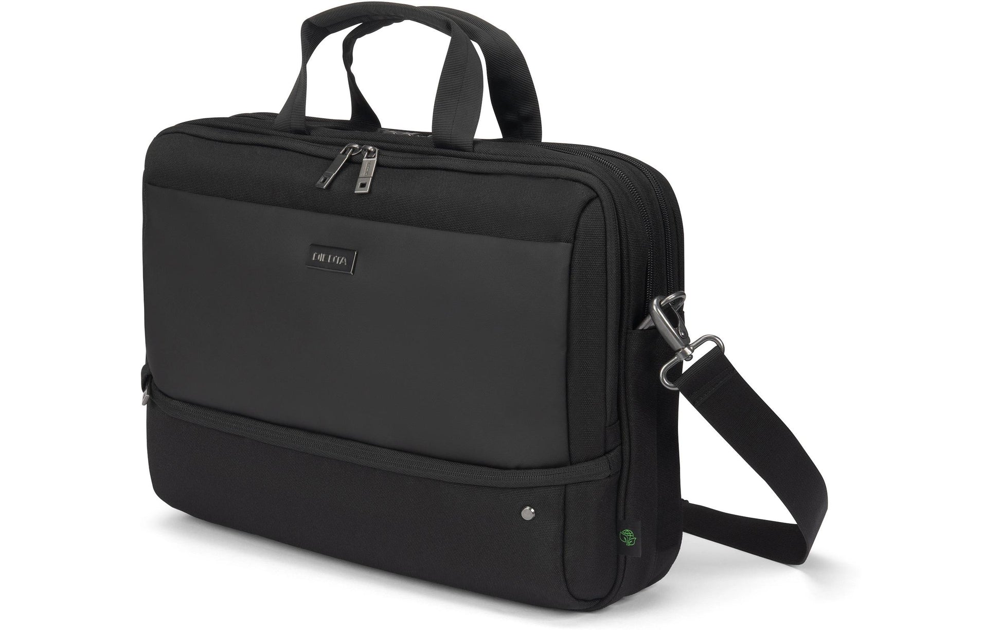 DICOTA Top Traveller FIVE Notebook-Tasche für Notebooks bis 16" – abschliessbar, Trolley-Band – schwarz