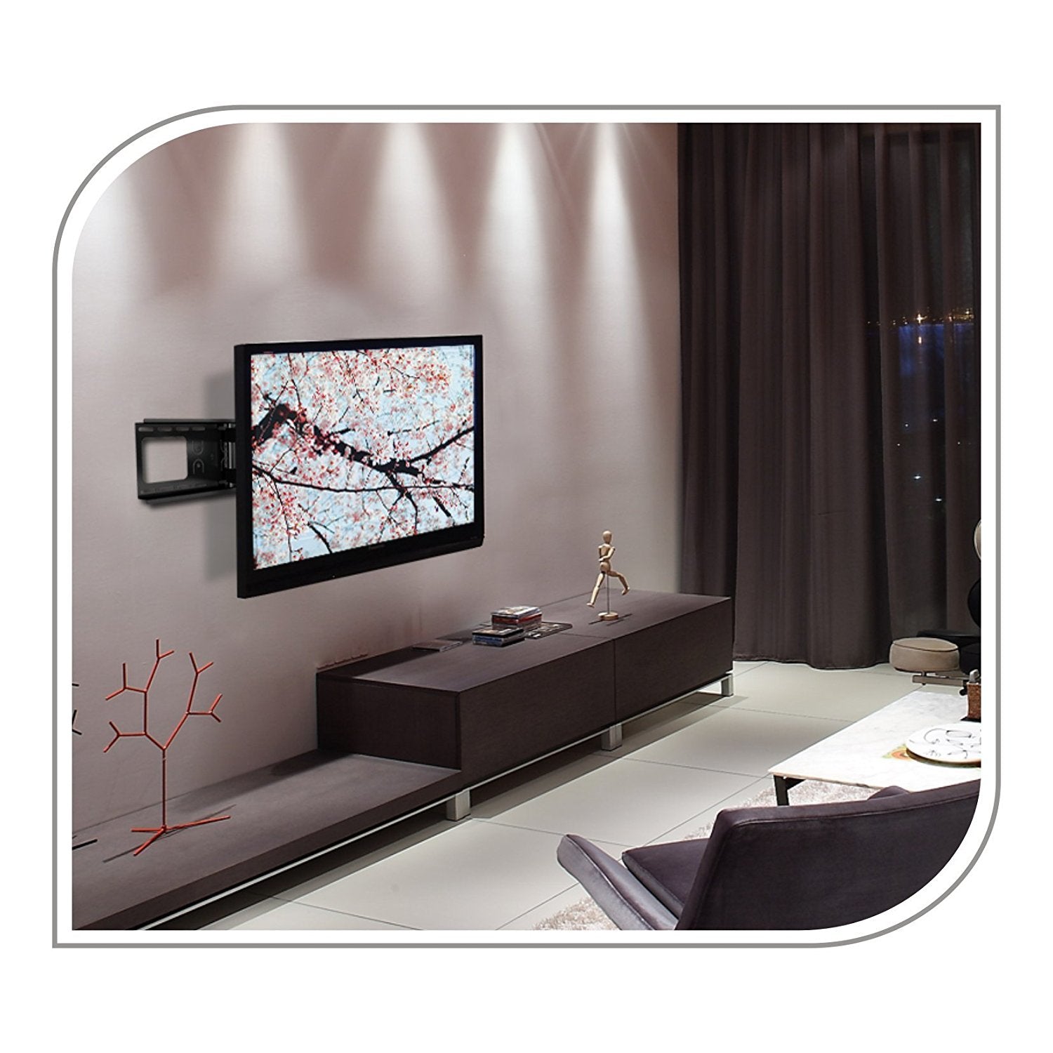 PureMounts Wandhalterung – Vollbeweglich – 26–52" – VESA 200×200–400×400 – bis 50 kg – PM-FM30-400