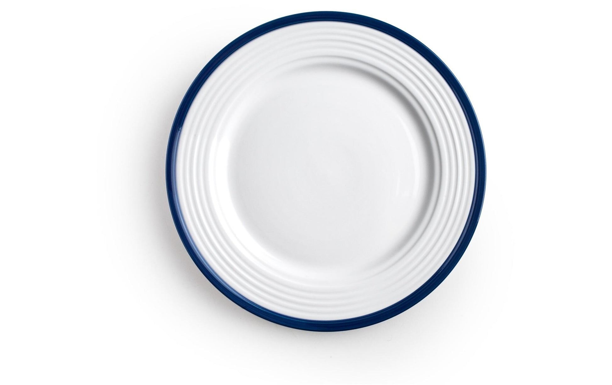 Ibili Speise-Service Provence – Set 12-teilig, Ø 27,1 cm, Porzellan, Blau/Weiss, spülmaschinenfest