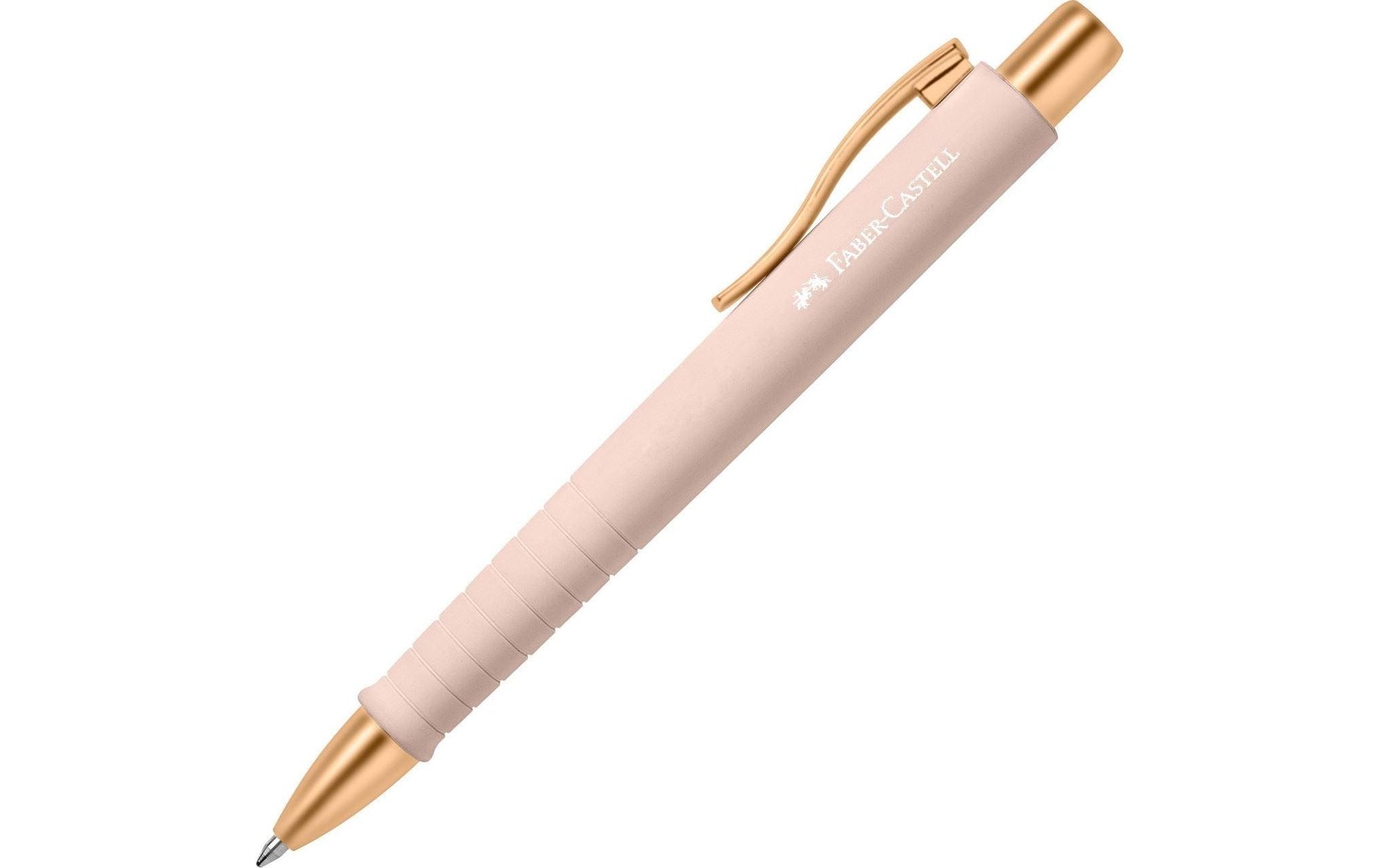 Faber-Castell Poly Ball 241187 Kugelschreiber – Blau, Extradicke Spitze, Druckmechanik, dokumentenecht, nachfüllbar