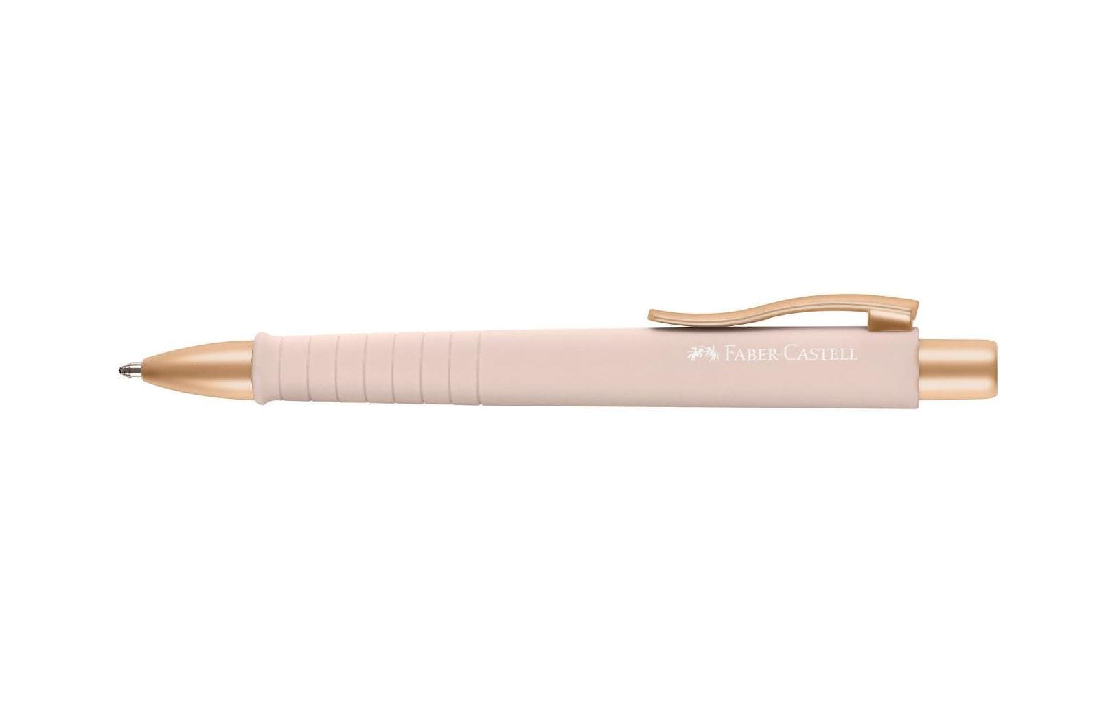 Faber-Castell Poly Ball 241187 Kugelschreiber – Blau, Extradicke Spitze, Druckmechanik, dokumentenecht, nachfüllbar