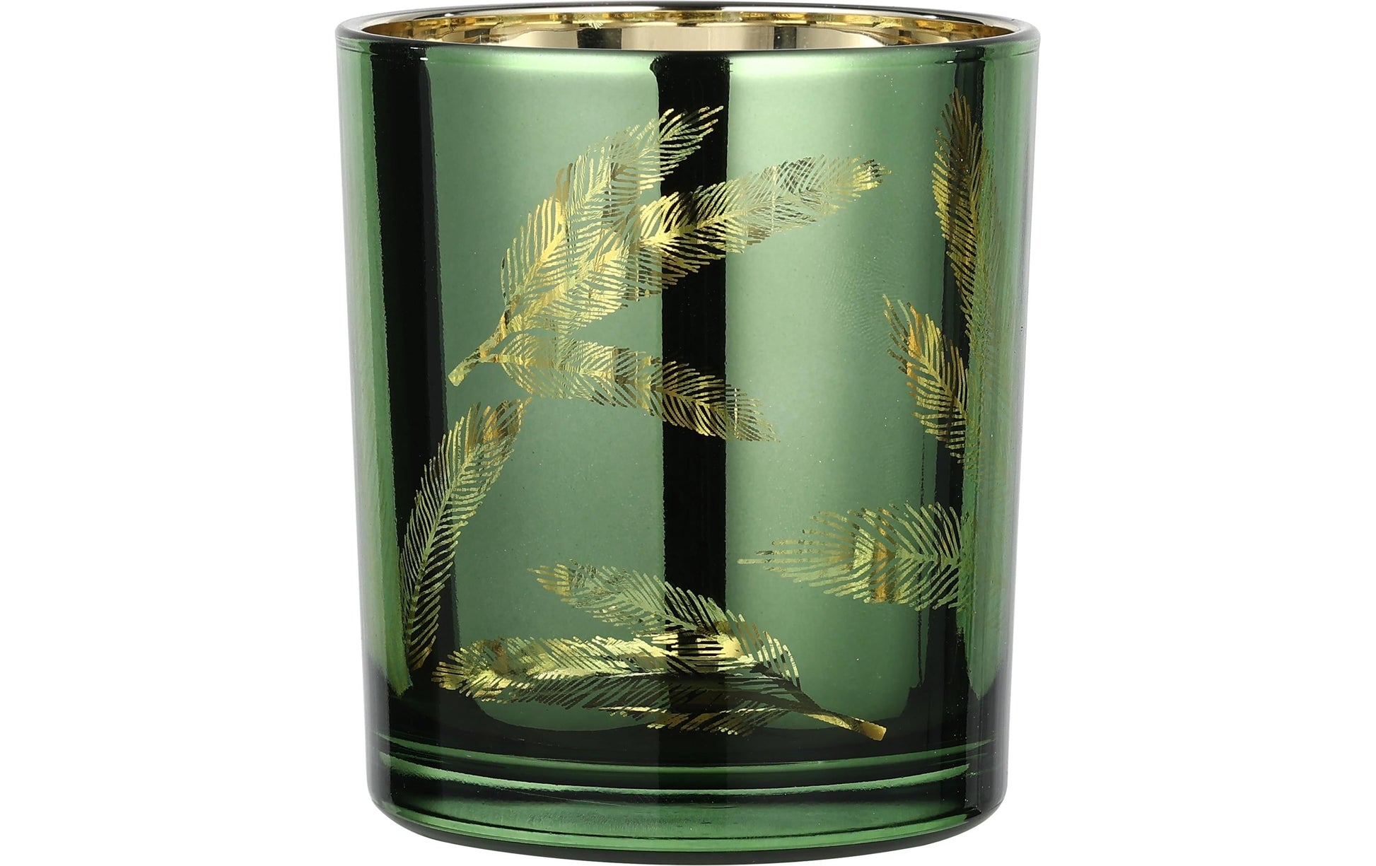 EGLO LUKUT Windlicht – Glas, grün – Ø 8,8 × 10 cm