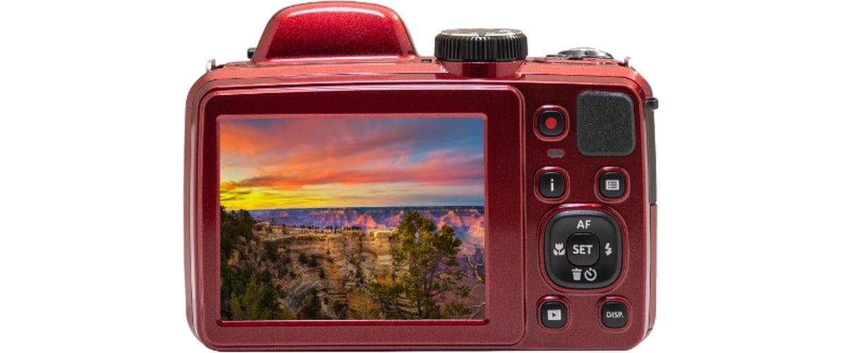 Kodak Pixpro AZ425 – Bridgekamera, 42× optischer Zoom, 20,7 MP 1/2,3", 1080p, Rot