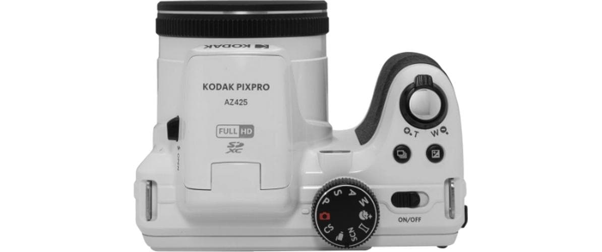 Kodak Pixpro AZ425 – Bridgekamera, 42× optischer Zoom, 20,7 MP 1/2,3", 1080p, Weiss