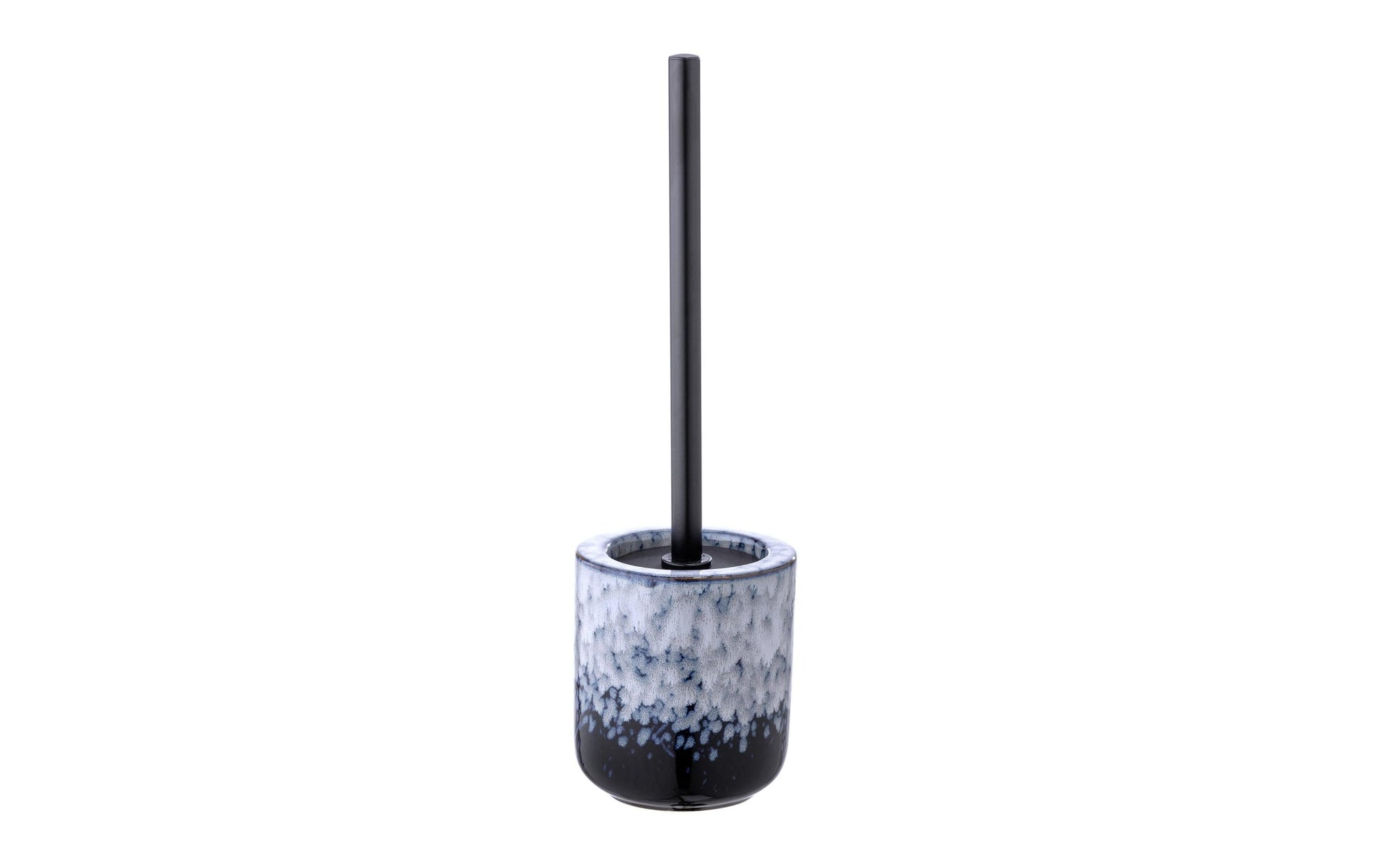 WENKO WC-Bürstenset – Keramik, Blau, H 38 cm, Ø 7,5 cm