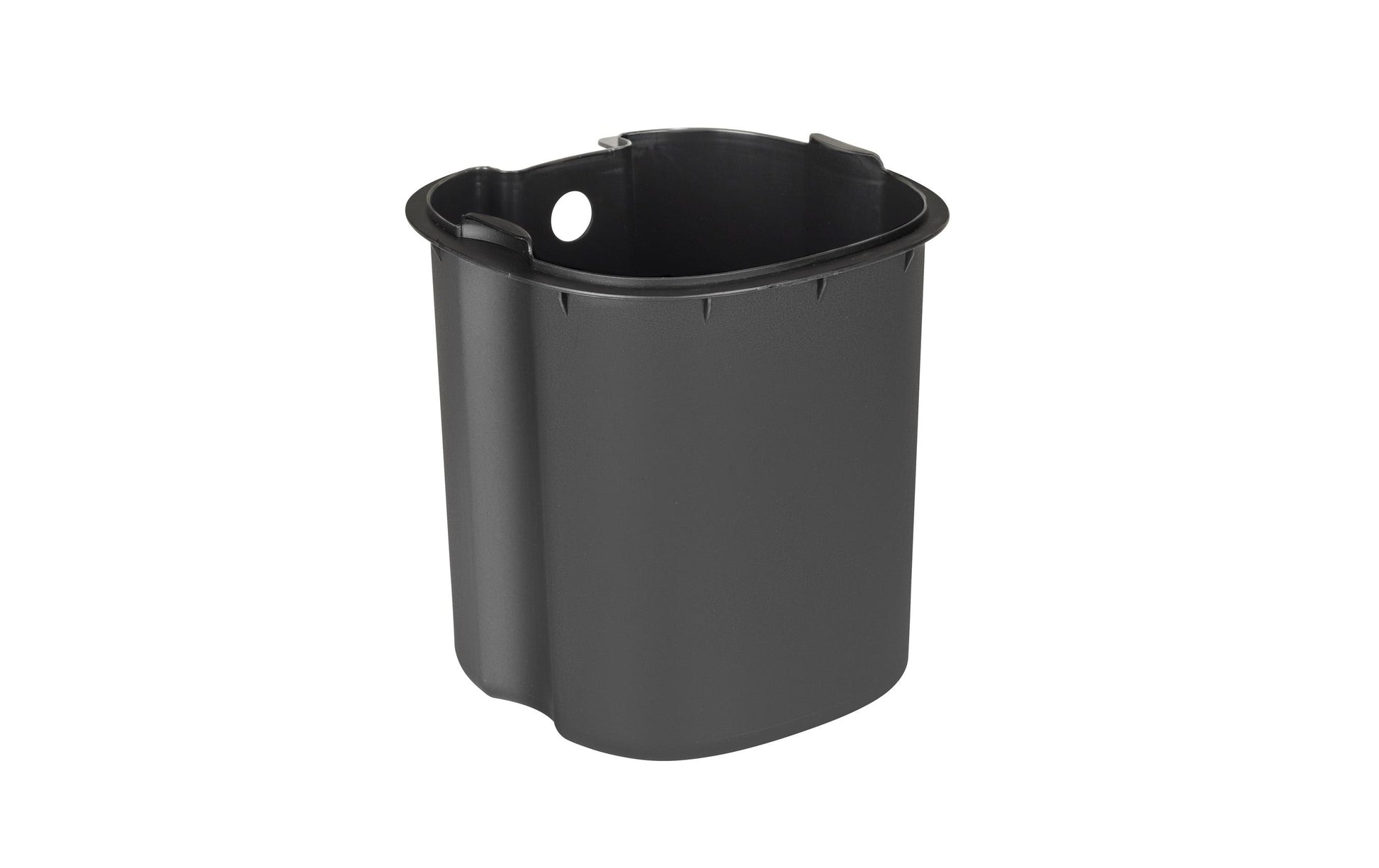 WENKO Treteimer Fianema – 3 l – Stahl, rund – weiss