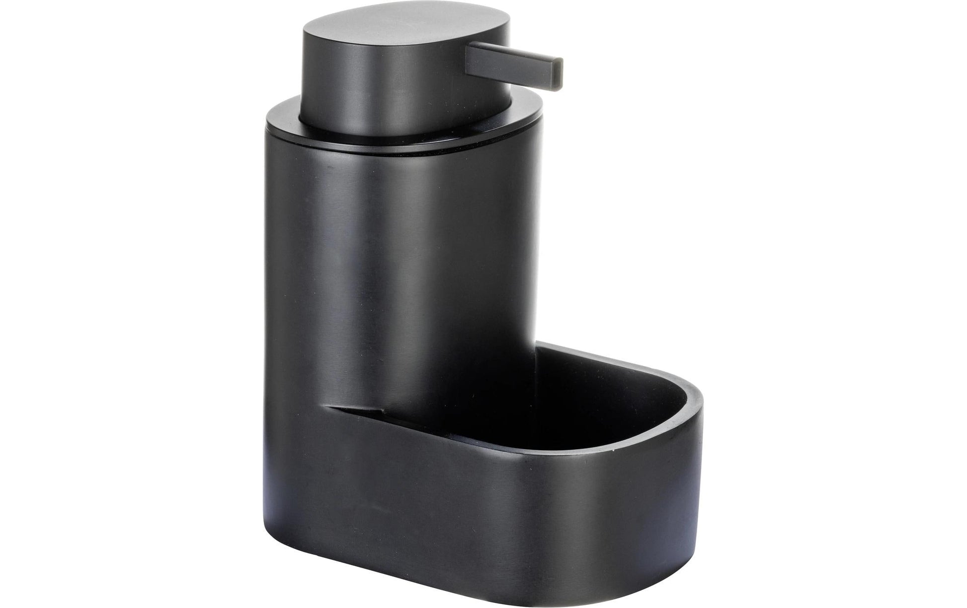 Wenko Shila Seifenspender – Kunststoff, Schwarz, 400 ml