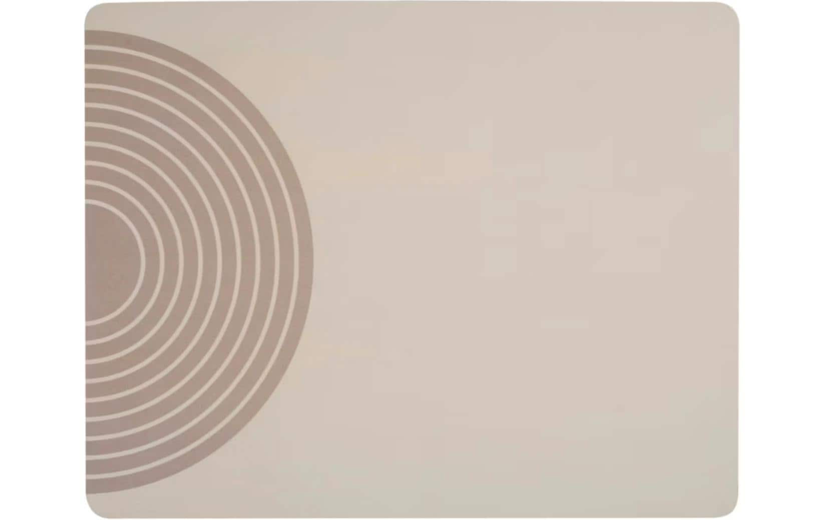 WENKO Abtropfmatte 50 × 40 × 0,9 cm, gummiert, beige