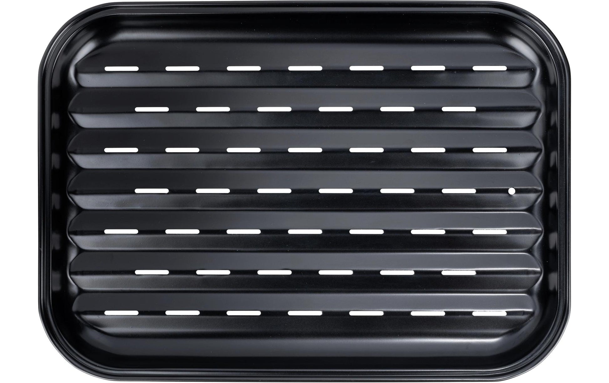 WENKO Grillschale Luca – 34,5 × 24,5 × 2,5 cm, Schwarz – für Grill