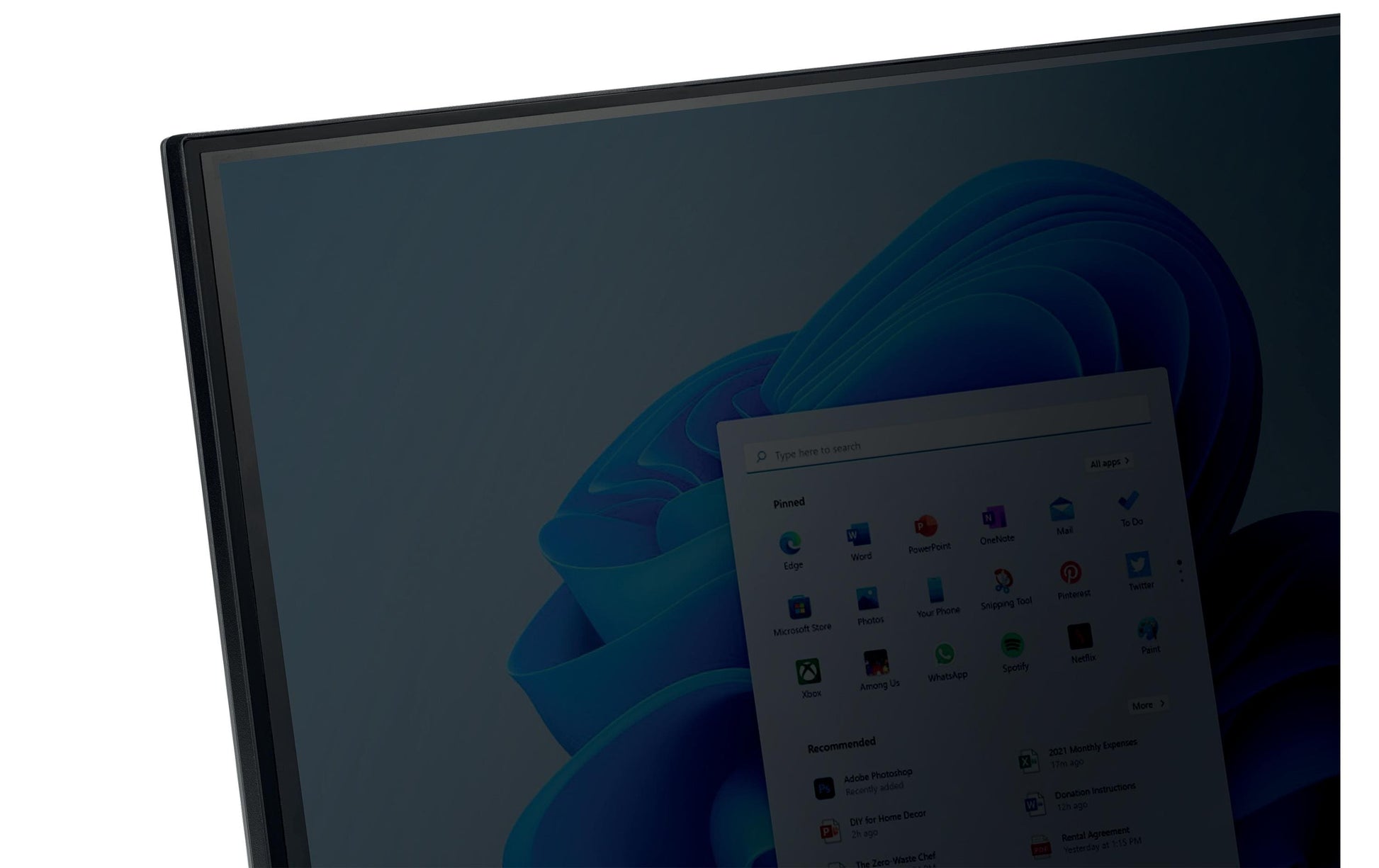 Kensington Displayschutz für Monitore bis 23,8" (527×296 mm, 16:9) – Schwarz