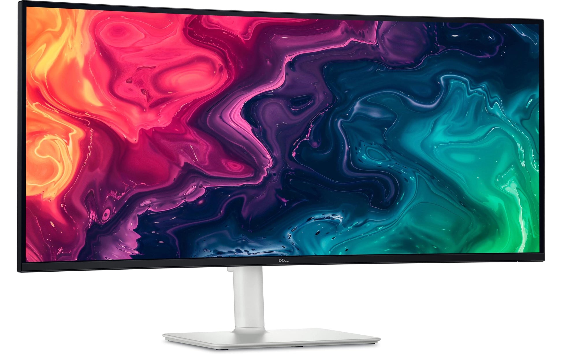 Dell 34 Plus – Monitor, 34" 3440 × 1440 (UWQHD), VA, 120 Hz, 300 cd/m², Gebogen, Silber