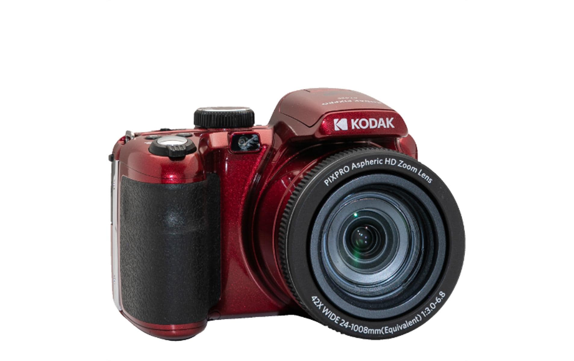 Kodak Pixpro AZ425 – Bridgekamera, 42× optischer Zoom, 20,7 MP 1/2,3", 1080p, Rot