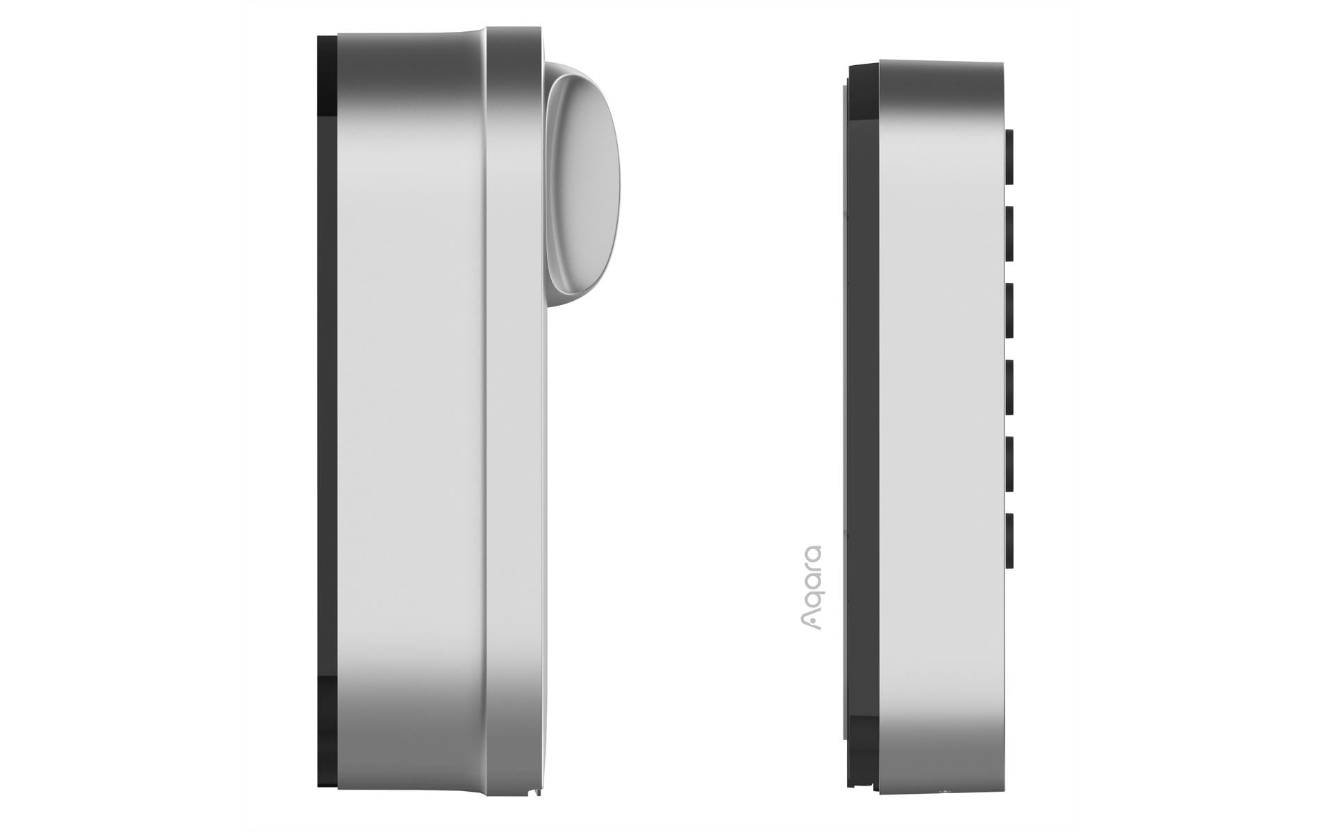 Aqara U200 Smart-Türschloss – BT, Code, Schlüssel, RF-Karte, Fernbedienung, Akku, IPX5, Türe, Silber